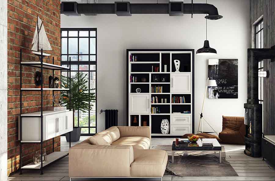 Interni Stile Industriale: Idee Mobili e Complementi d'Arredo